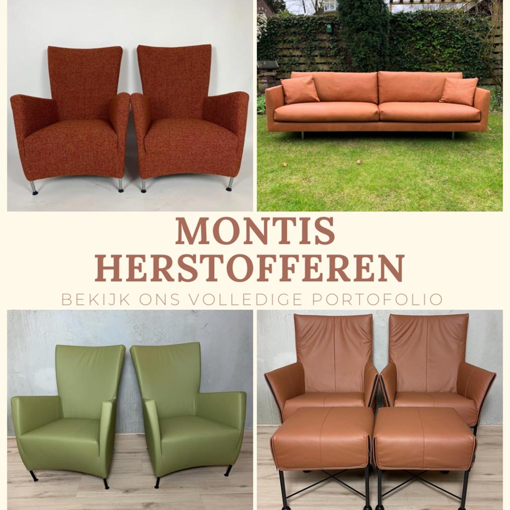 Montis Meubelen Herstofferen - Beermann Design Stoffering, Ophalen of Verzenden