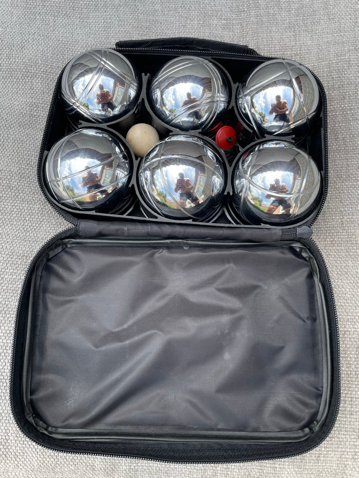 Invotis Petanque Set - 6 Ballen in Draagtas, Sport en Fitness, Ophalen of Verzenden, Zo goed als nieuw