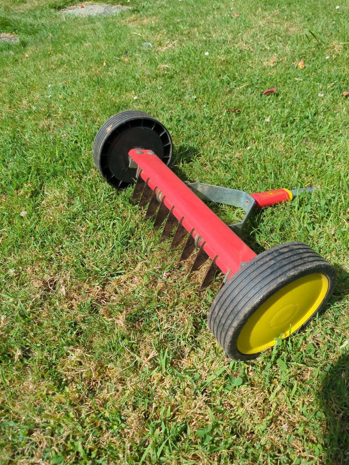 Wolf-Garten Verticuteerhark met wielen, Tuin en Terras, Verticuteermachines, Ophalen, Gebruikt, Elektrisch