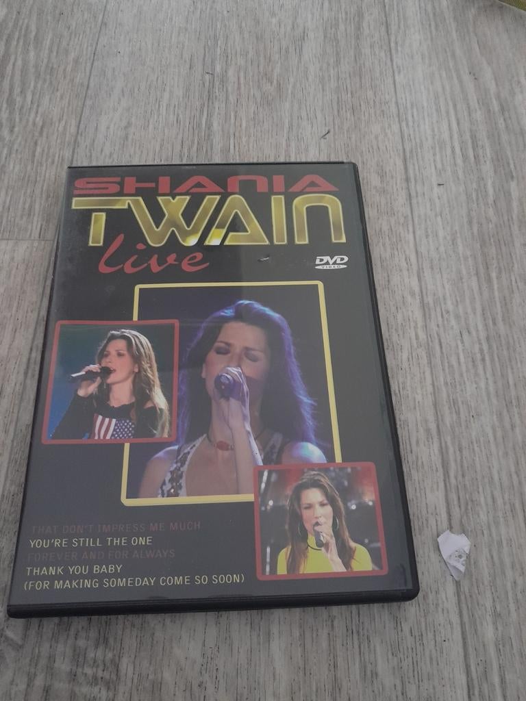 Dvd Shania Twain live, Alle leeftijden, Ophalen of Verzenden, Zo goed als nieuw