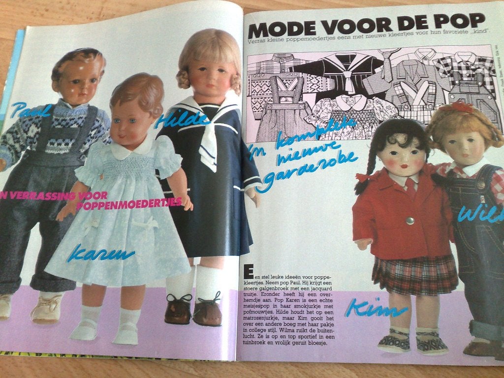 Ariadne maart nr. 3 / 1984 ,mode voor de poppen, Hobby en Vrije tijd, Verzenden, Zo goed als nieuw, Breien of Haken, Patroon of Boek