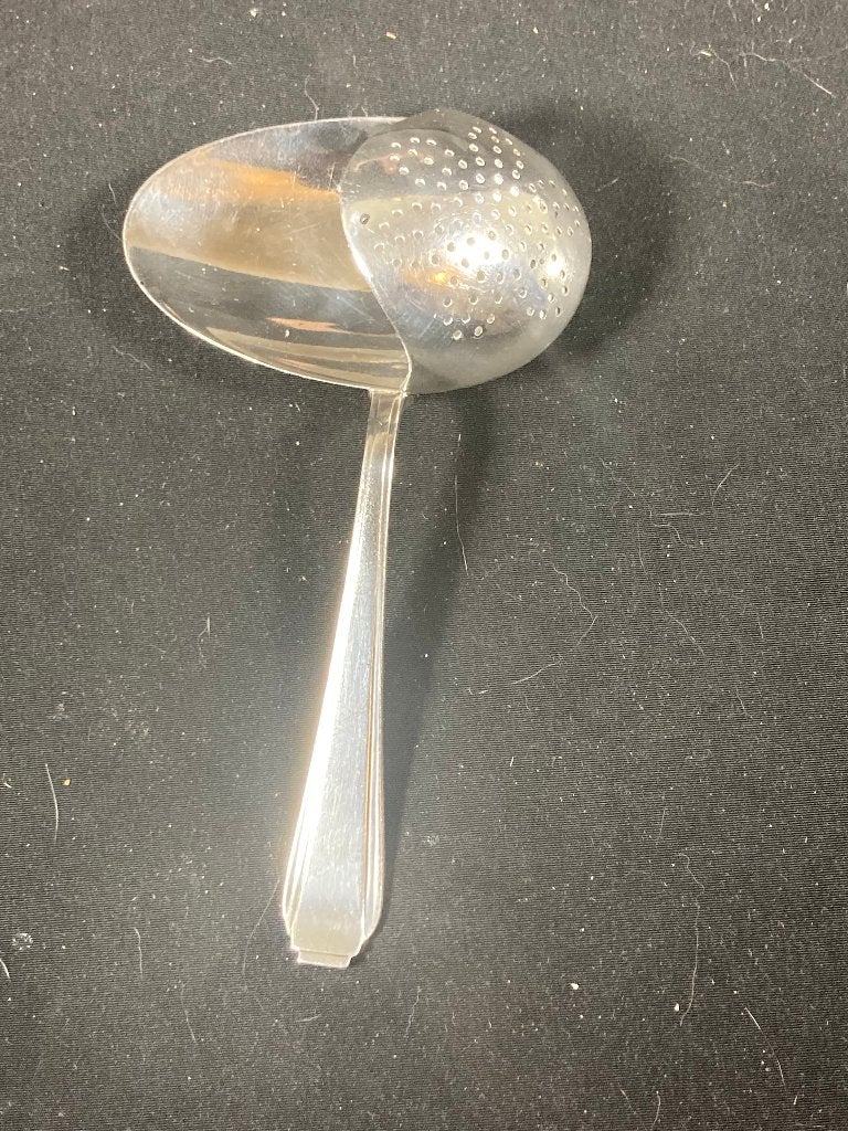 Verzilverd theezeefje met steel, Ophalen of Verzenden