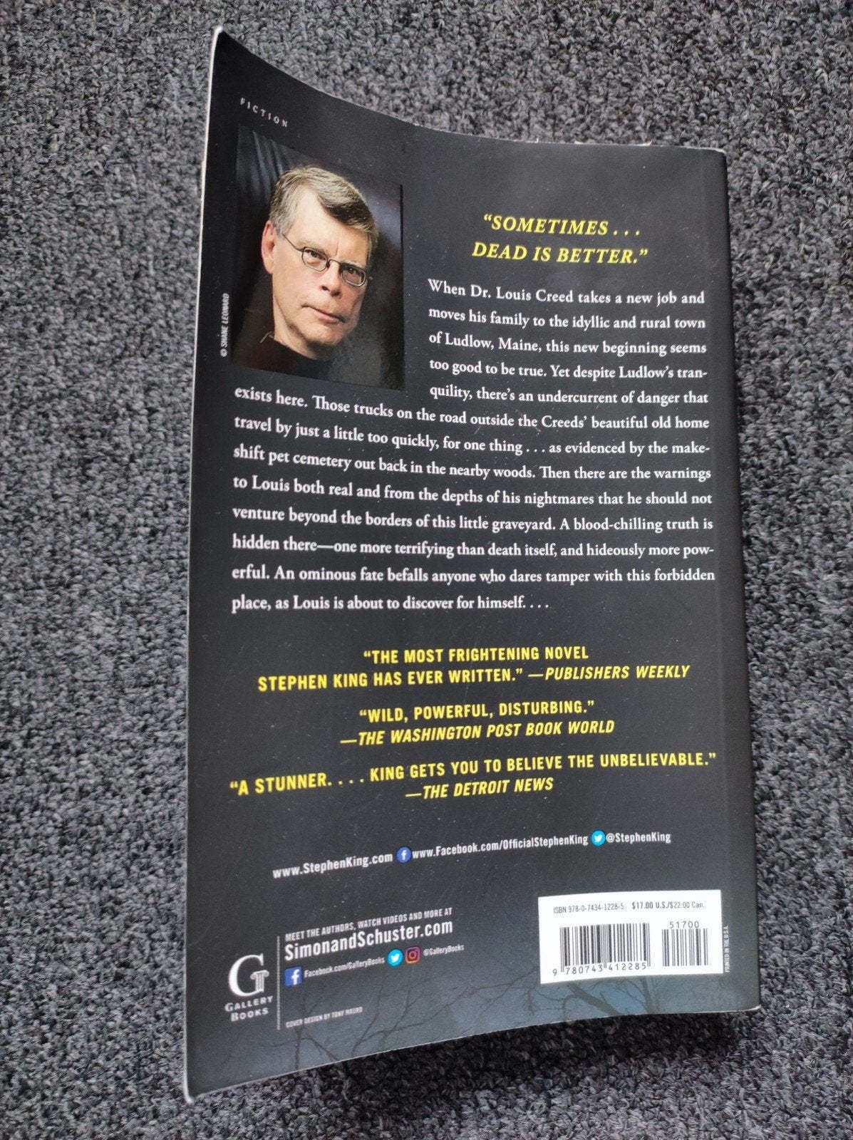 Pet Sematary - Stephen King (Engels), Boeken, Ophalen of Verzenden, Gelezen, Stephen King, Amerika