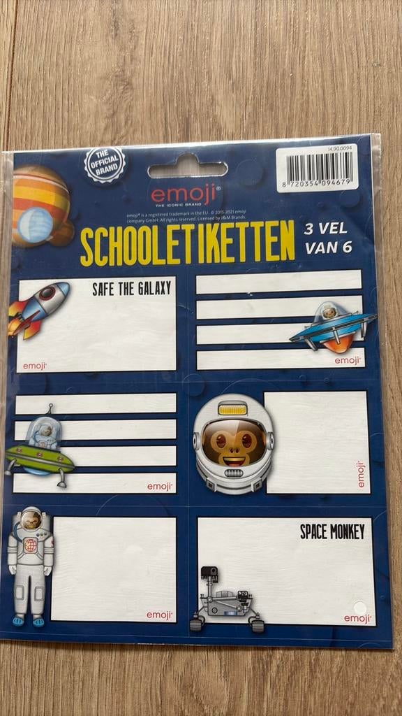 NIEUW! Schooletiketten ruimte, Ophalen of Verzenden, Zo goed als nieuw