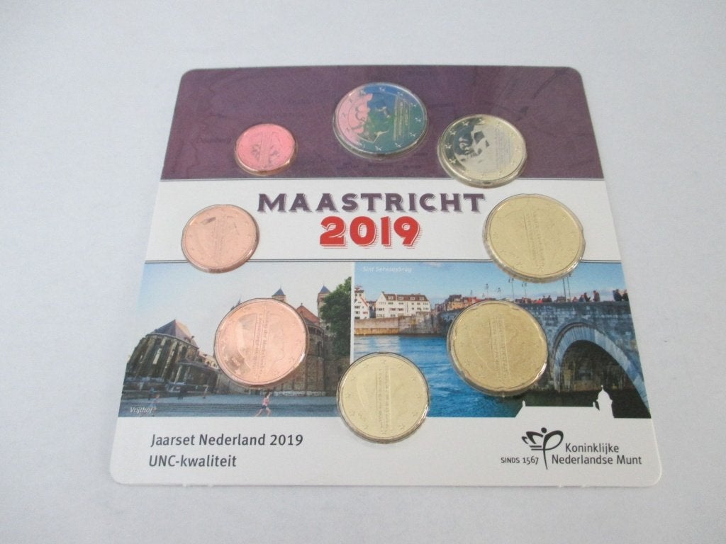 Jaarset 2019 Maastricht unc, Ophalen of Verzenden, Koningin Beatrix, Euro's, Setje