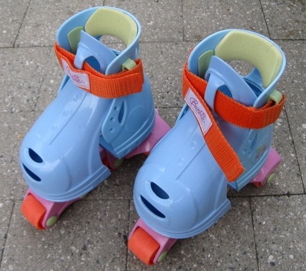 Verstelbare rolschaatsen skeelers Barbie beginnelingen 22-30, Verstelbaar, Kinderen, Overige typen, Nieuw