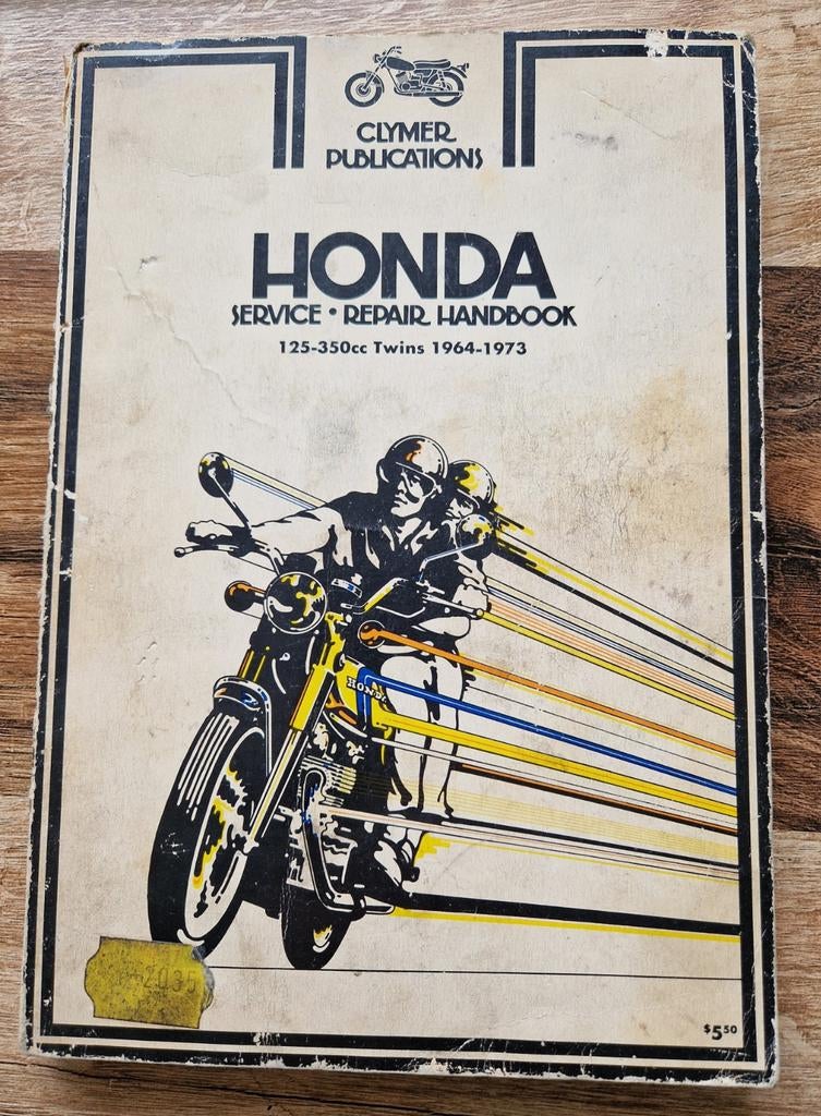 HONDA CB CL SS 125 160 175 350 SERVICE BOEK WERKPLAATSBOEK, Ophalen of Verzenden, Zo goed als nieuw, Overige typen
