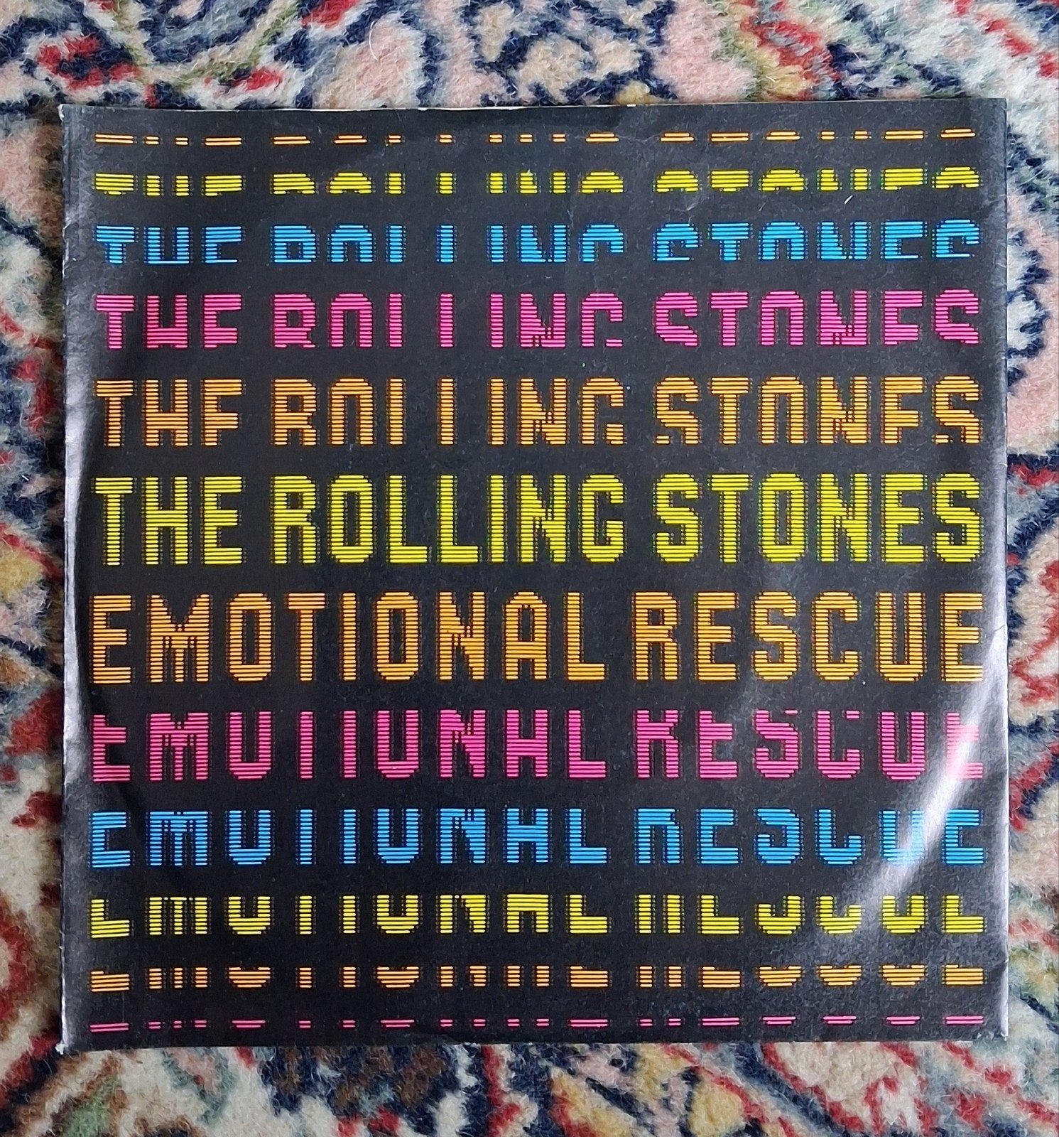 The Rolling Stones - Emotional Rescue 7 inch single, Gebruikt, 7 inch, EP, Rock en Metal