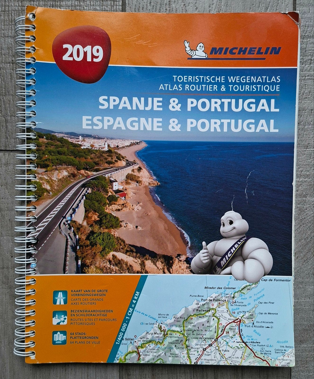 GRATIS: Michelin Toeristische Wegenatlas Spanje & Portugal 2, Ophalen, Overige atlassen, Spanje, 2000 tot heden
