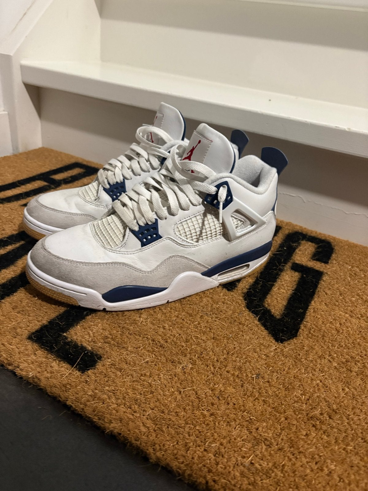 Nike SB x Air Jordan 4 sneakers - maat 45, Verzenden, Wit, Sneakers of Gympen, Zo goed als nieuw