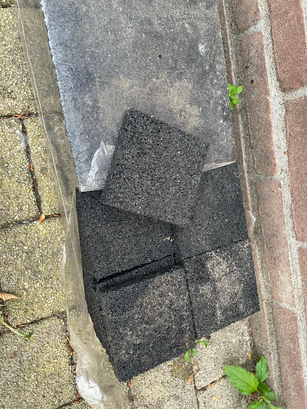 Rubberen tegeltjes, Ophalen, Overige typen, Rubber, Nieuw