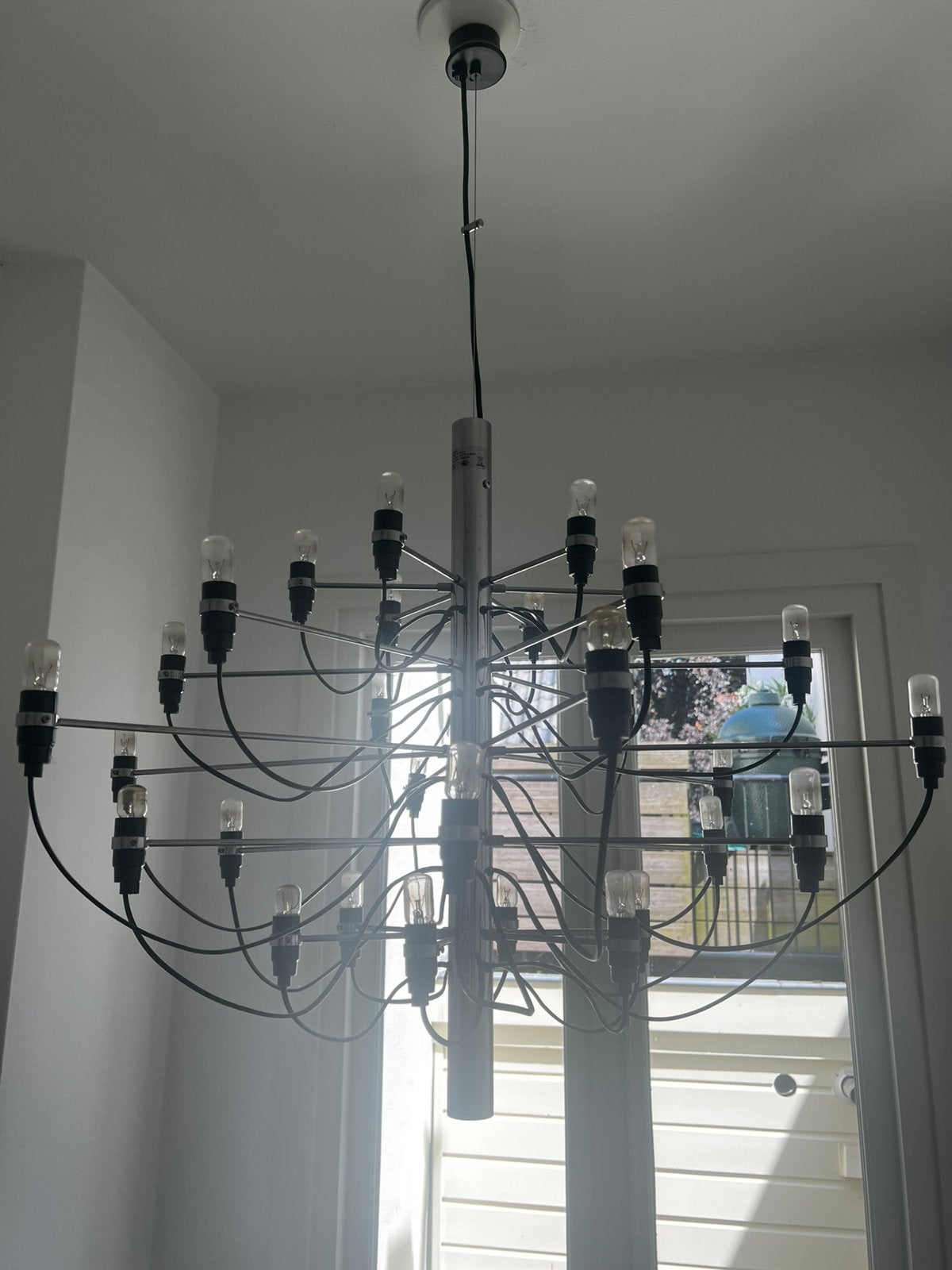 Kroonlucht: Flos 2097/30 hanglamp van Gino Sarfatti, Huis en Inrichting, Ophalen of Verzenden, Zo goed als nieuw