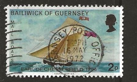 Guernsey 42, schip, Verzenden, Gestempeld