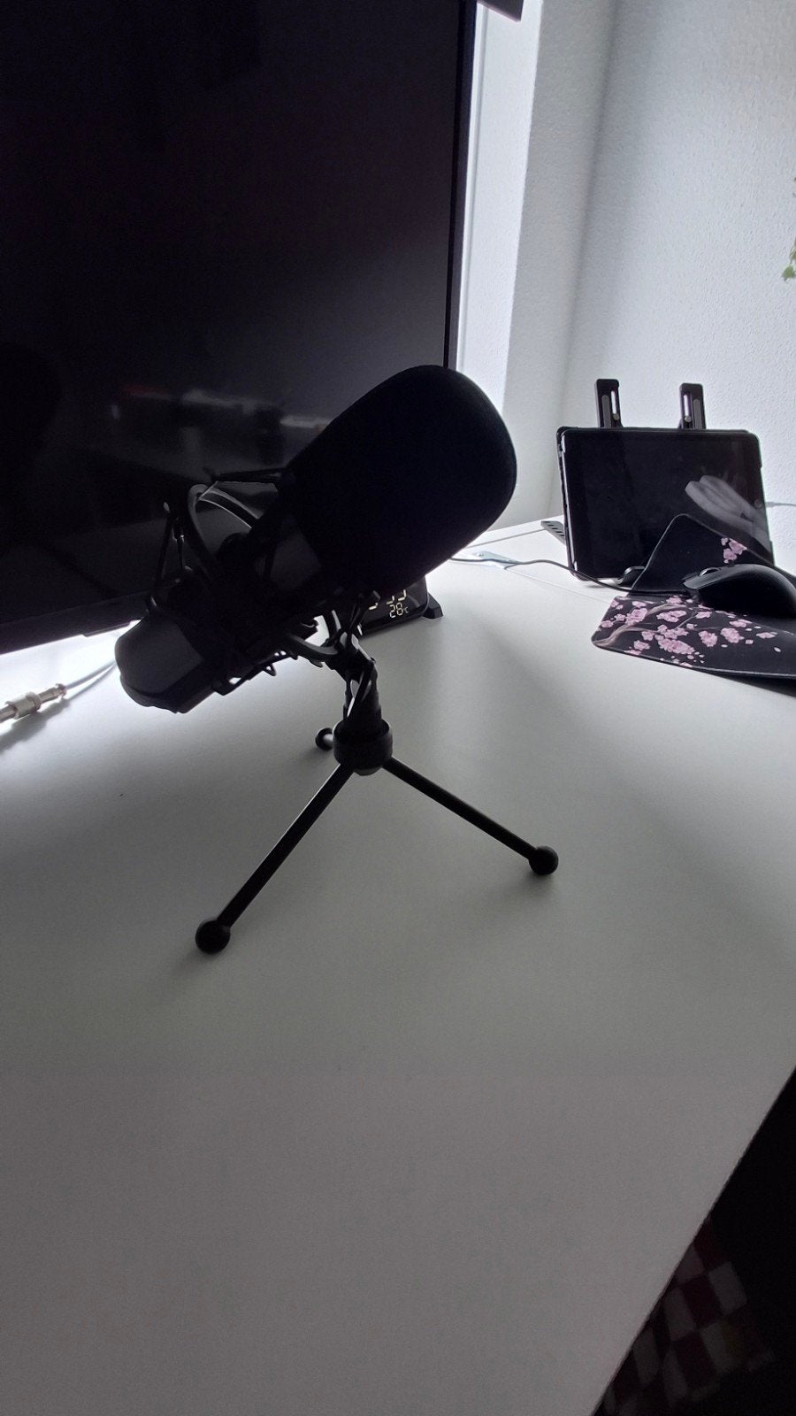 Trust GXT 242 Lance Studiomicrofoon met standaard, Muziek en Instrumenten, Ophalen of Verzenden, Zo goed als nieuw, Studiomicrofoon