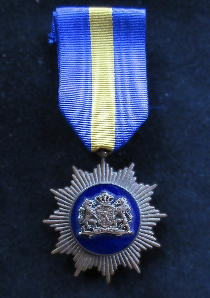 Bronzen Ster voor Trouw en Verdienste., Verzenden, Landmacht, Nederland, Lintje, Medaille of Wings