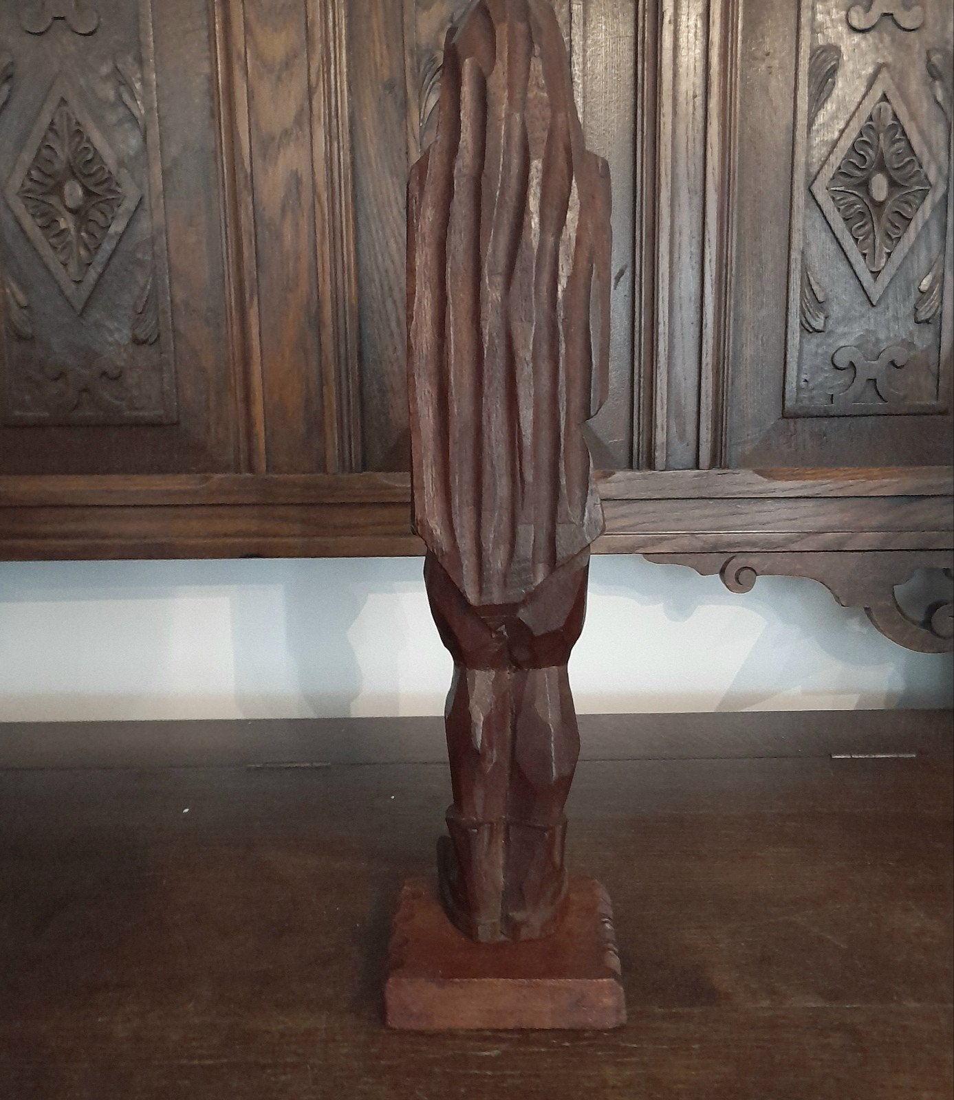 authentiek handgesneden beeld (Heer, herder) uit Guatemala, Antiek en Kunst, Ophalen of Verzenden