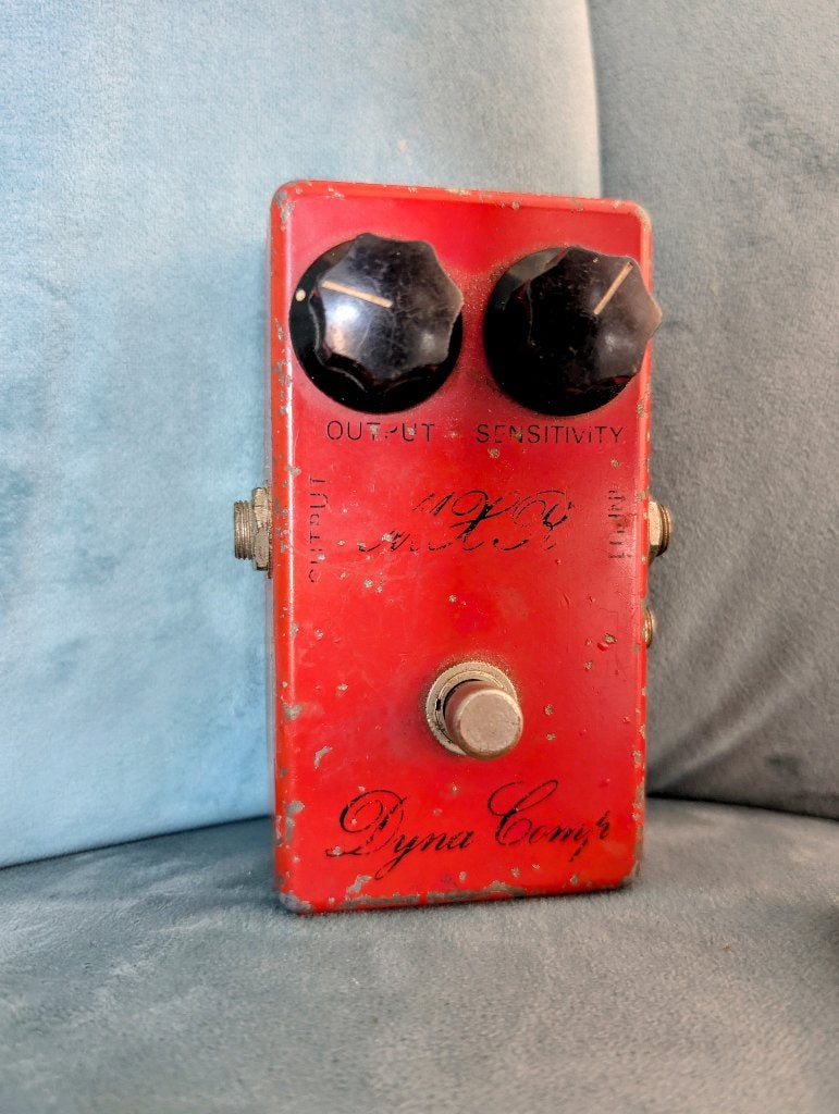 MXR Dyna Comp Compressor 1975 Script logo CA3080 metal can, Ophalen of Verzenden, Gebruikt, Compressor