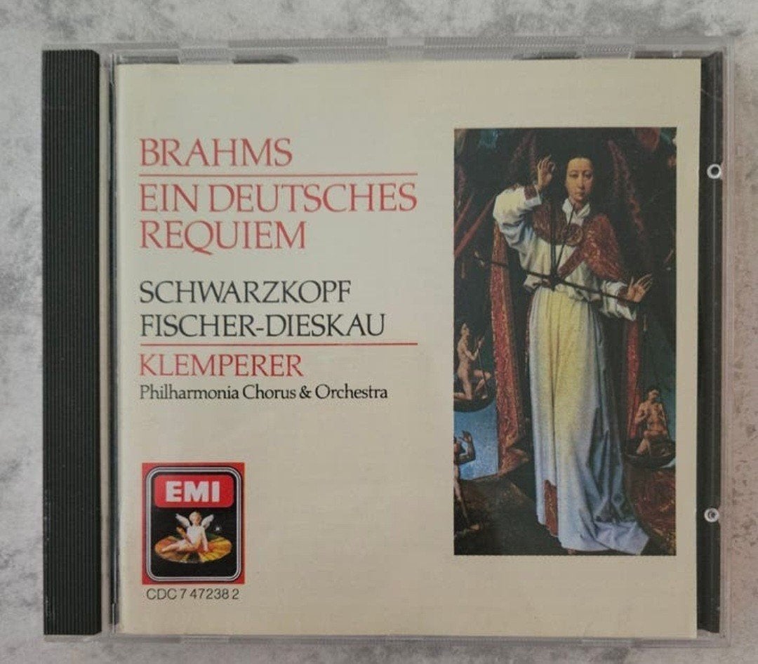 Brahms - Ein deutsches Requiem | Klemperer, Schwarzkopf (EMI, Cd's en Dvd's, Ophalen of Verzenden, Romantiek, Gebruikt, Orkest of Ballet