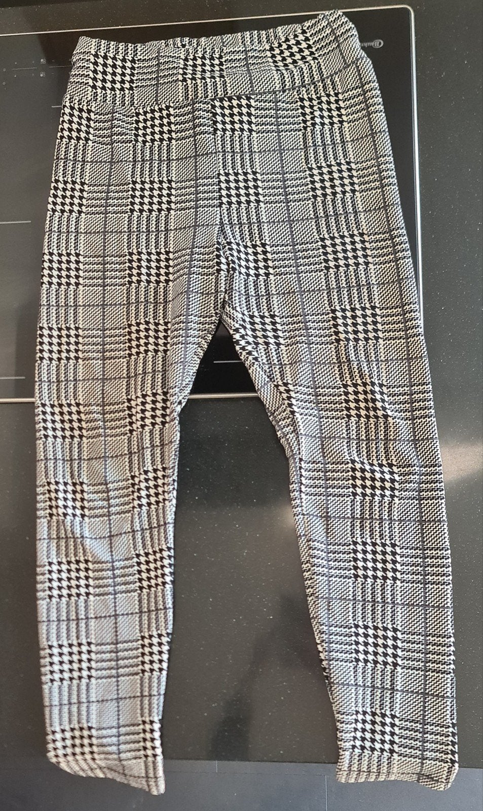 Shein broek Maat L W40 L42 Zwart-witte blokken met strepen, Kleding | Dames, Wit, Maat 42/44 (L), Ophalen of Verzenden, Zo goed als nieuw