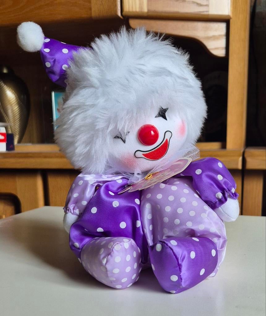 Vintage Poter Clown Muziekdoos - 'It's a Small World', Kinderen en Baby's, Ophalen of Verzenden, Zo goed als nieuw, Overige typen