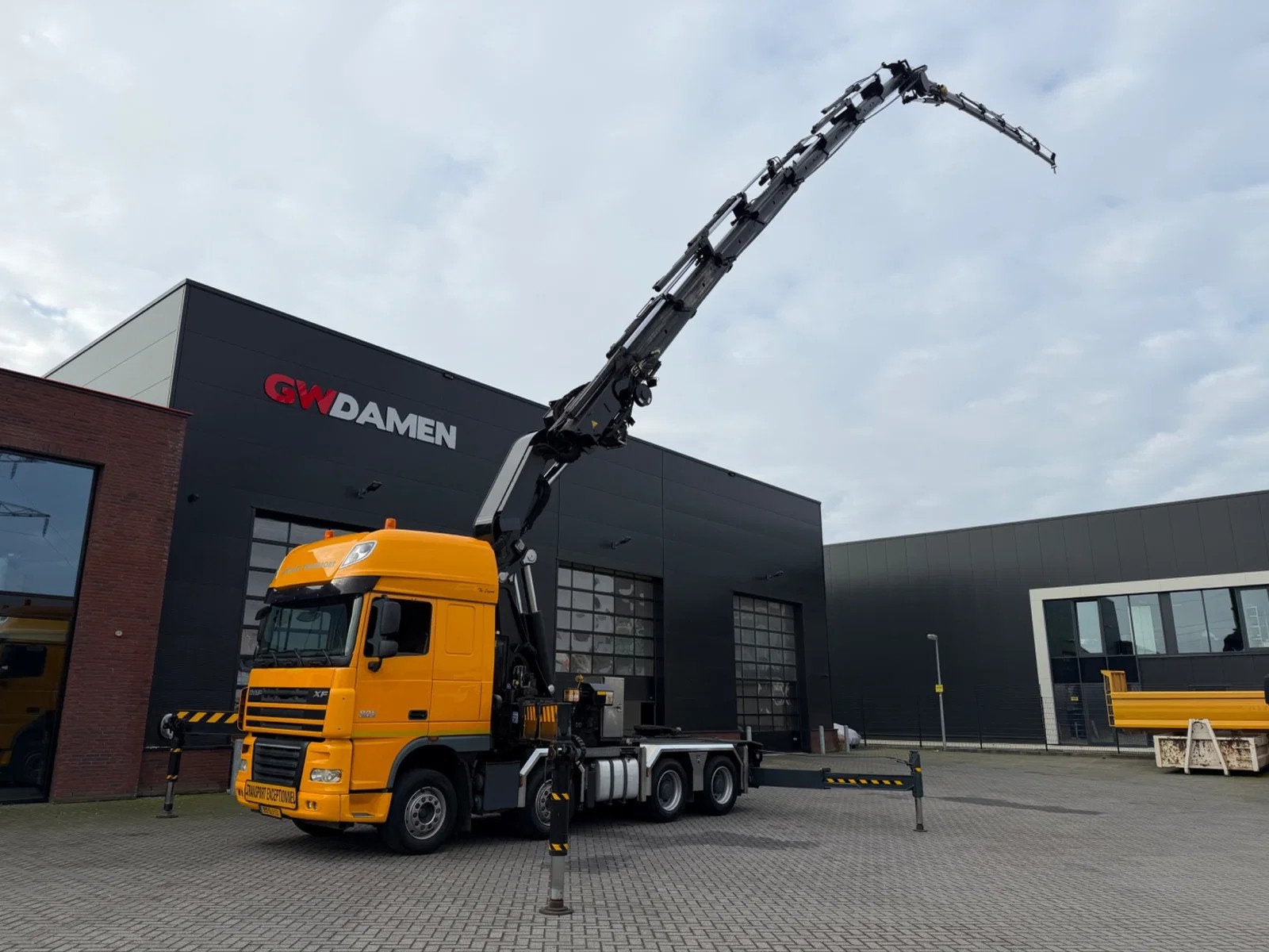 DAF XF 105 510 8x4 Effer 1355/8S Jib 6S Retarder (bj 2011), Auto's, Euro 5, 510 pk, Adaptive Cruise Control, DAF