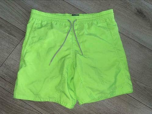 Brunotti 176 zwembroek zwemshort groen groen neon rek eruit, Gebruikt, Verzenden, Maat 176, Zwembroek
