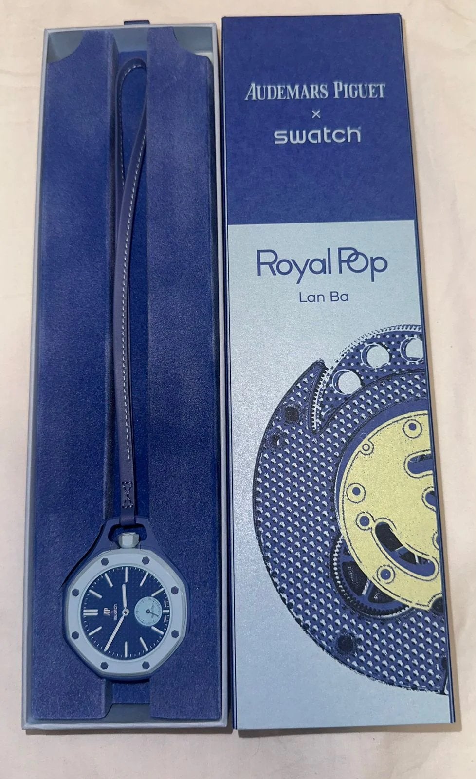 Audemars Piguet x Swatch Royal Pop Zakhorloge, Nieuw, Ophalen of Verzenden, Kunststof, Zakhorloge