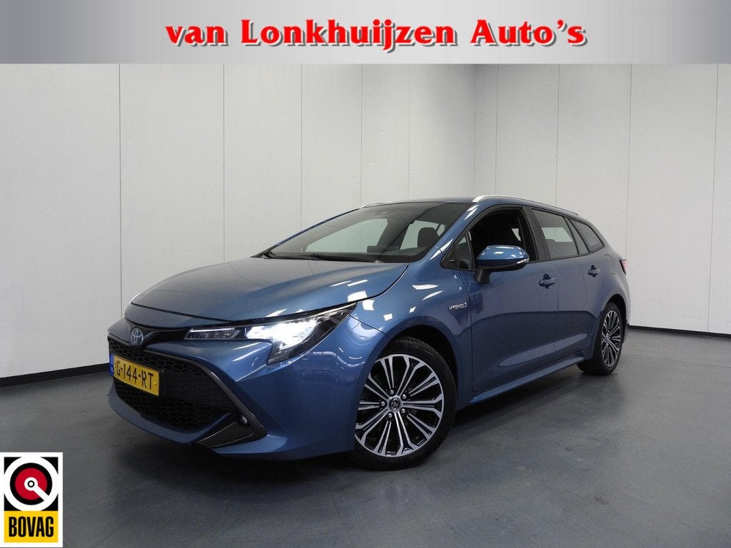 Toyota Corolla Touring Sports 2.0 Hybrid Dynamic NAVI/CAMERA, 1345 kg, Gebruikt, 4 cilinders, Blauw