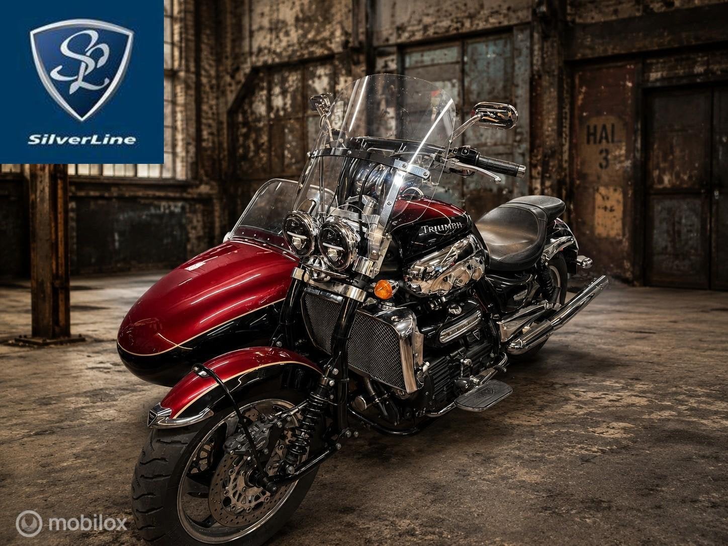 Triumph Rocket III Classic met exclusief LBS Boxer zijspan, 2294 cc, Chopper, Bedrijf, Meer dan 35 kW