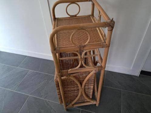 Rotan vintage kastje, Ophalen