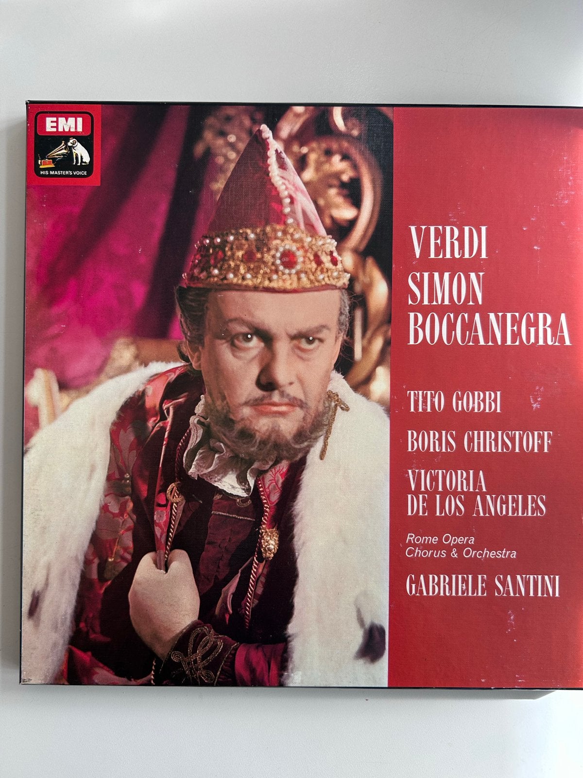 Verdi - Simon Boccanegra (3 LP Boxset) - Goede Staat, Boxset, Verdi, Opera of Operette, Ophalen of Verzenden