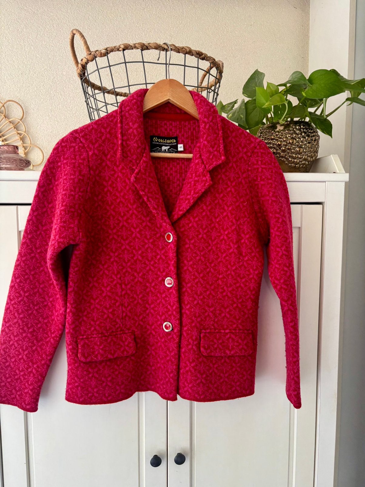 Norlender wollen blazer maat S, Ophalen of Verzenden, Zo goed als nieuw, Maat 36 (S), Roze