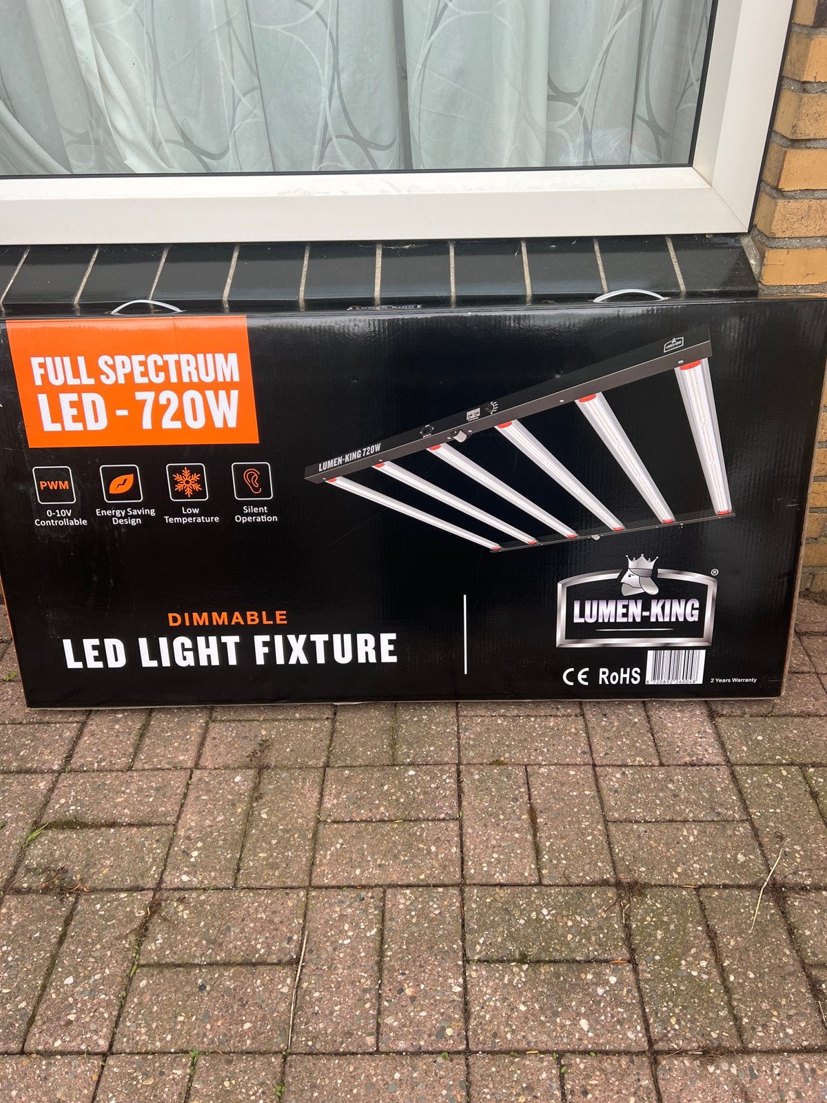 Lumen-King 720W Full Spectrum Dimbare LED Kweeklamp, Tuin en Terras, Kweekspullen, Ophalen, Nieuw, Kweeklamp