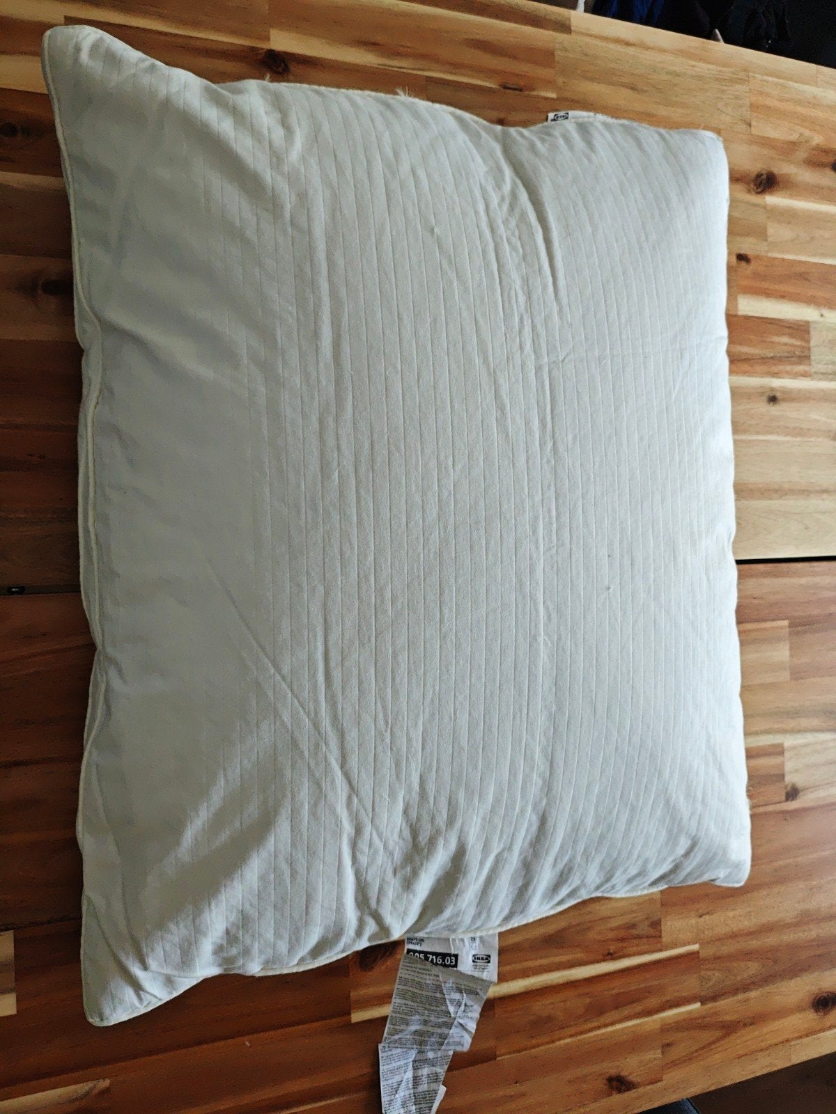 IKEA BERGVEN Kussen, laag, 60x70 cm, Ophalen of Verzenden, Gebruikt, Wit, Rechthoekig