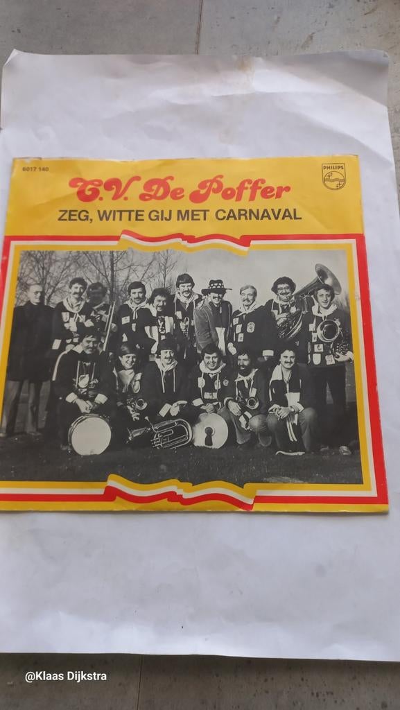 T.V. De Poffer - Zeg, Witte Gij Met Carnaval Vinyl Single, Gebruikt, 7 inch, 1980 - 1989, Ophalen of Verzenden