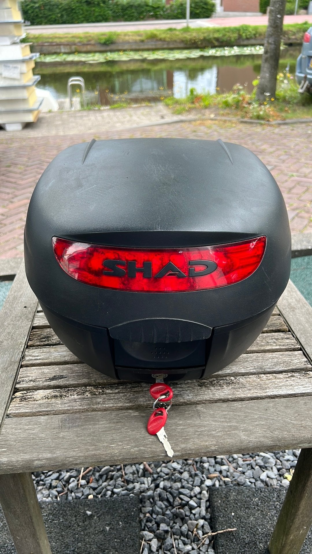 SHAD sh26 topperbox, Fietsen en Brommers, Brommeronderdelen | Scooters, Ophalen of Verzenden, Gebruikt