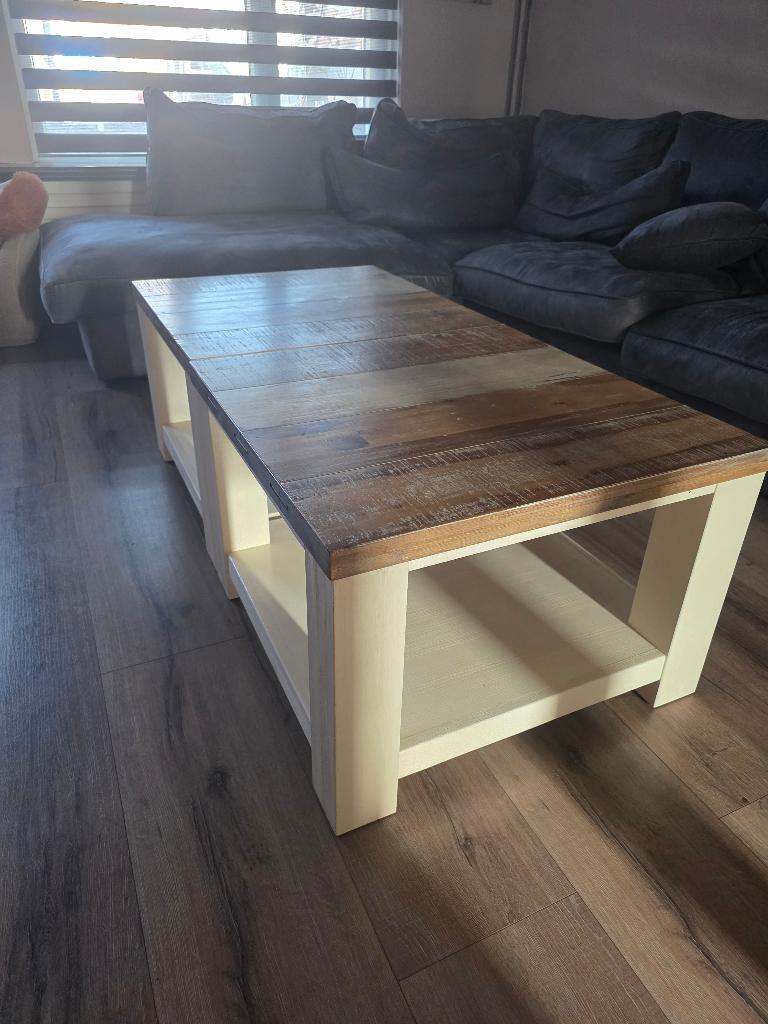 Salon tafel, Ophalen, Gebruikt, 50 tot 100 cm, Vierkant