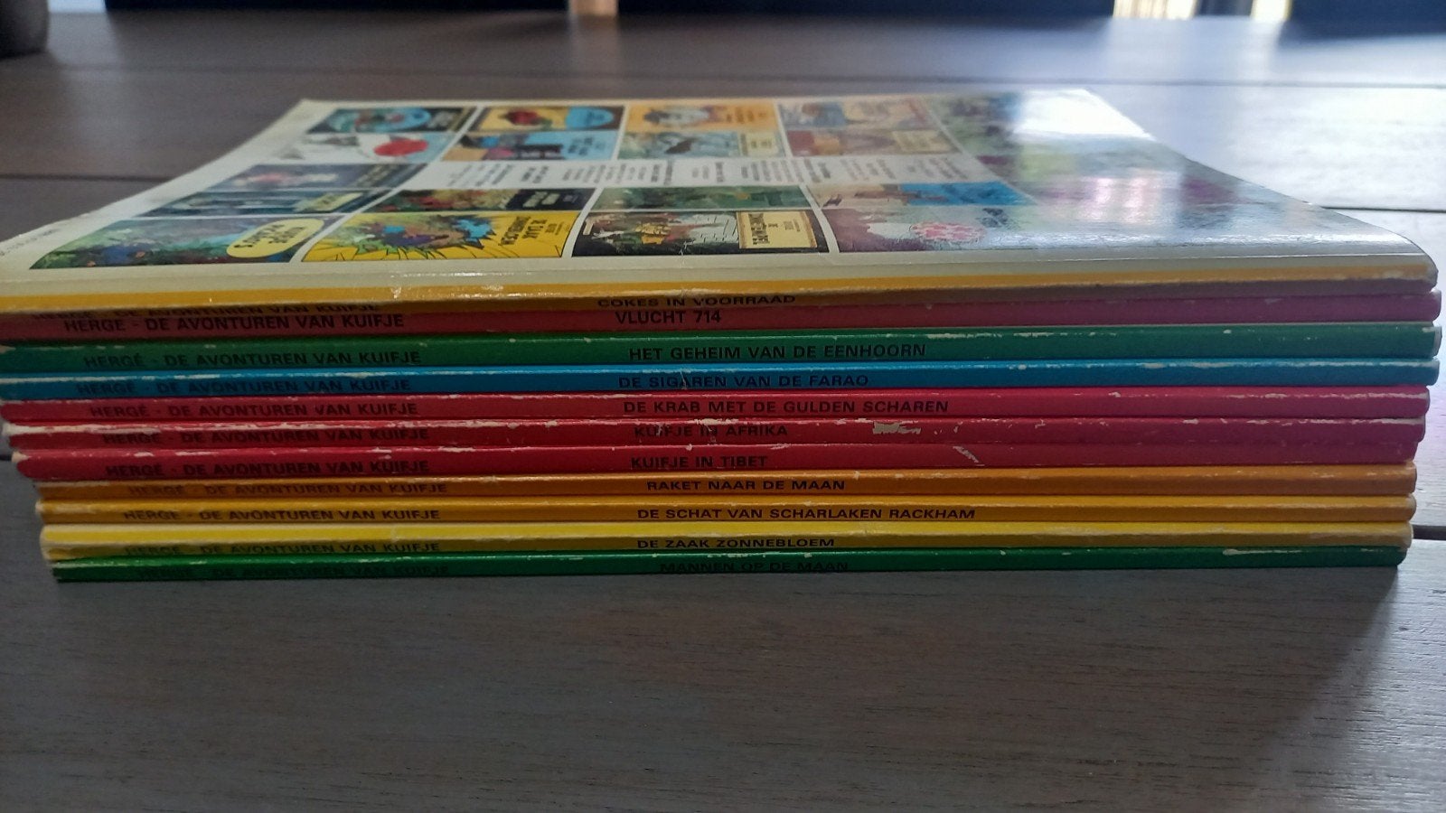 Kuifje stripboeken (10 stuks), Boeken, Meerdere stripboeken, Ophalen of Verzenden, Gelezen, Hergé ,Casterman