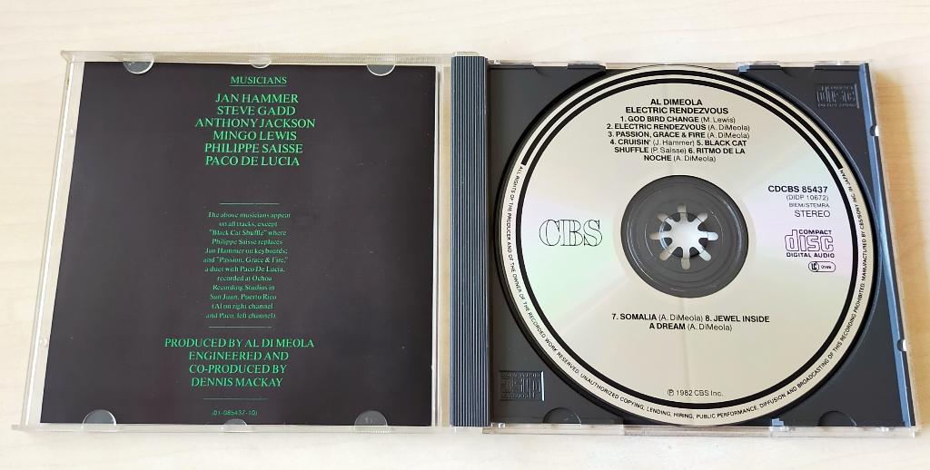 Al Di Meola - Electric Rendezvous CD 1982/198? Japan/EU, Cd's en Dvd's, Cd's | Jazz en Blues, Ophalen of Verzenden, Gebruikt, Jazz