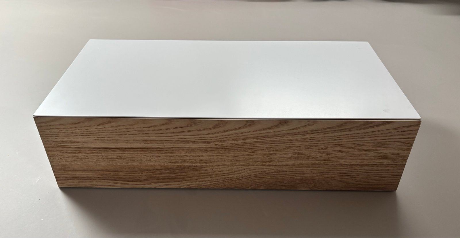 2x Sklum Florens zwevende ladekastjes wit/hout, 1 of 2 laden, Nieuw, Minder dan 100 cm, 25 tot 50 cm