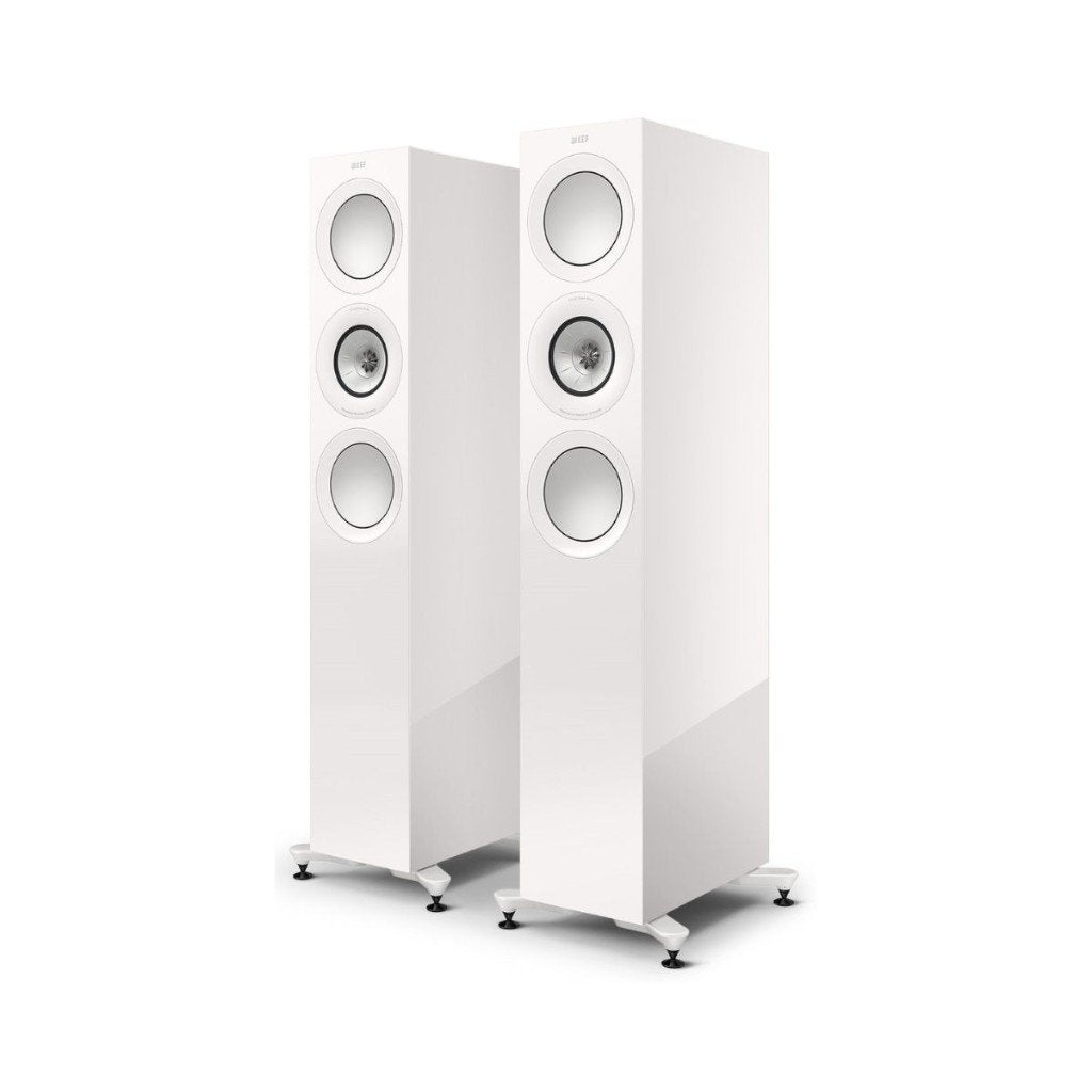 KEF R7 Meta Hoogglans Wit (set) - nieuw, dealer, garantie, Vloerstaande luidspreker, Nieuw, Ophalen of Verzenden, 150 watt of meer
