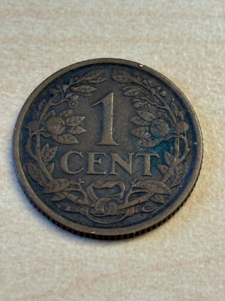 1 Cent 1929, Ophalen of Verzenden, Koningin Wilhelmina, 1 cent, Losse munt