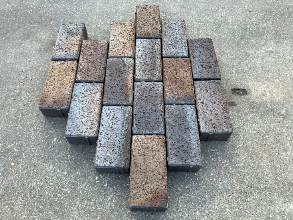 Gebakken Klinkers 20x10x6 cm, Titania Eco Partij 250 m2, Tuin en Terras, Ophalen of Verzenden, Nieuw, Keramiek, Klinkers