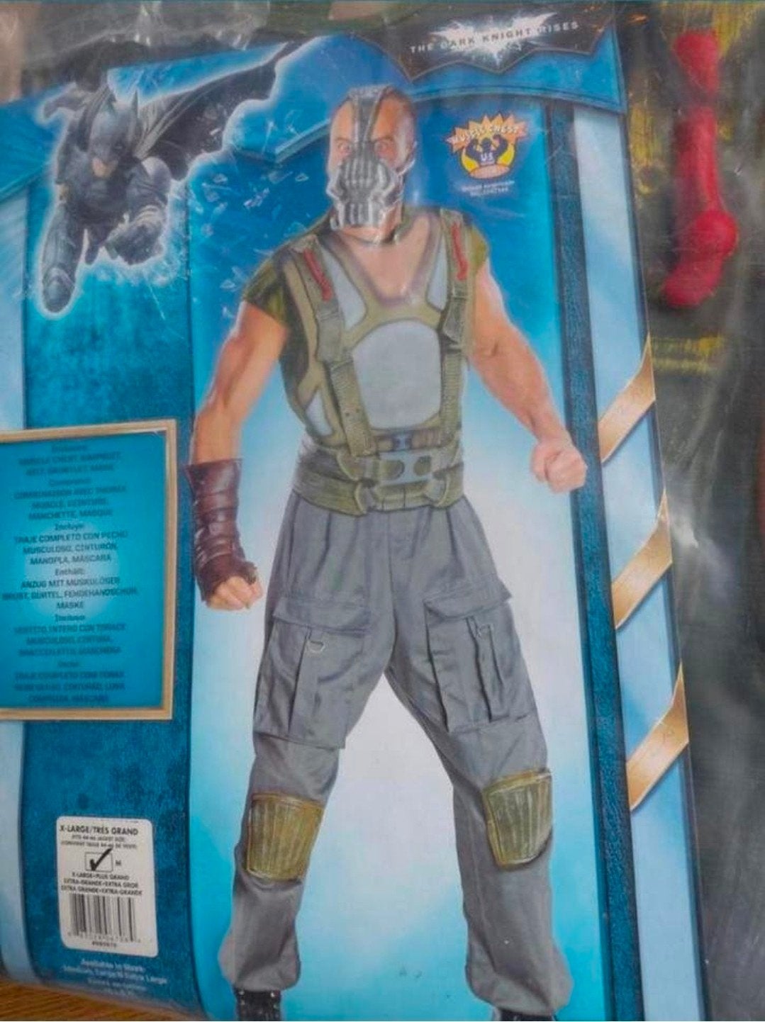 The Dark Knight Rises kostuum Bane., Maat 52/54 (L), Ophalen of Verzenden, Zo goed als nieuw, Halloween