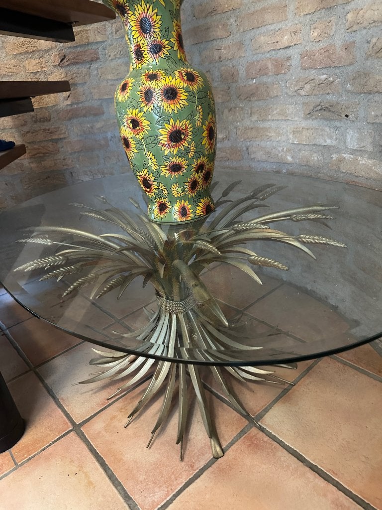Zwaar ovaal glazen tafelblad, Ophalen, 100 tot 150 cm, 50 tot 100 cm, Ovaal