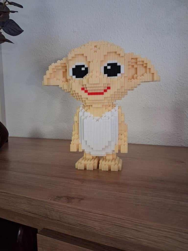 Harry Potter Dobby figuur van micro bouwsteentjes, Ophalen, Nieuw, Beeldje of Buste