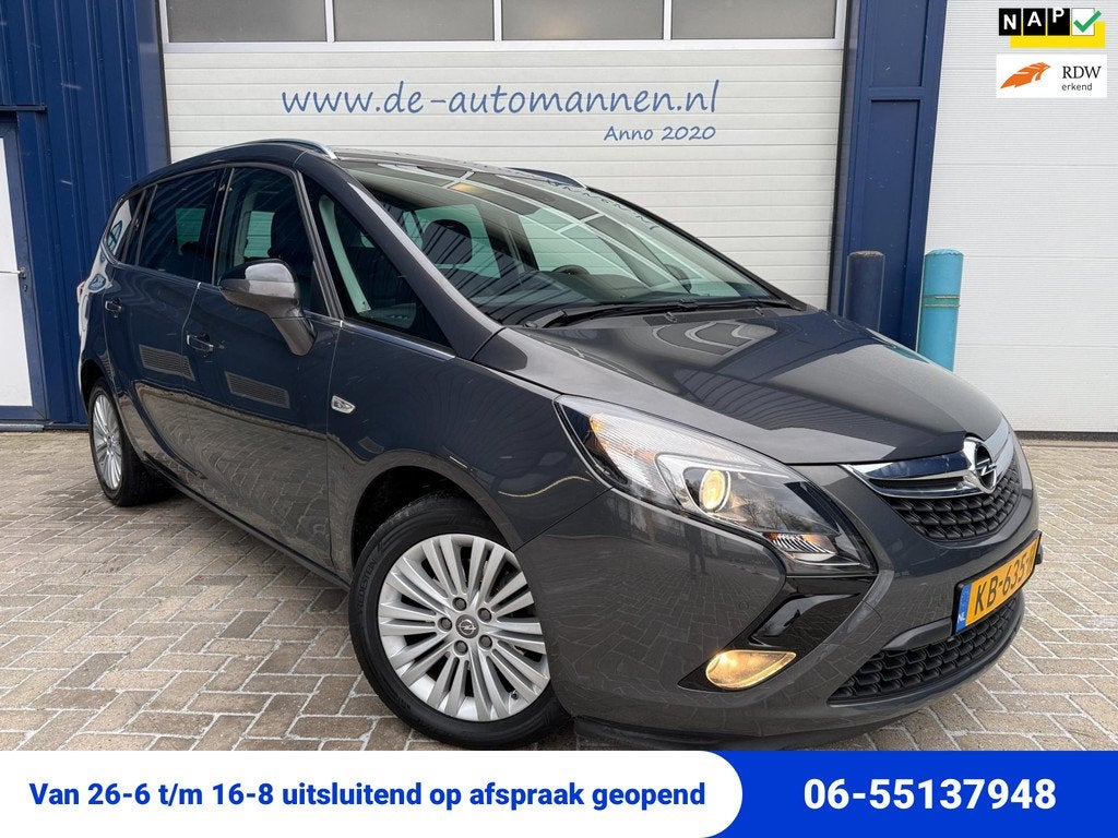 Opel Zafira Tourer 1.4 Turbo 140 pk Automaat Edition 7pers /, Auto's, Opel, 15 km/l, Gebruikt, 4 cilinders, 7 stoelen