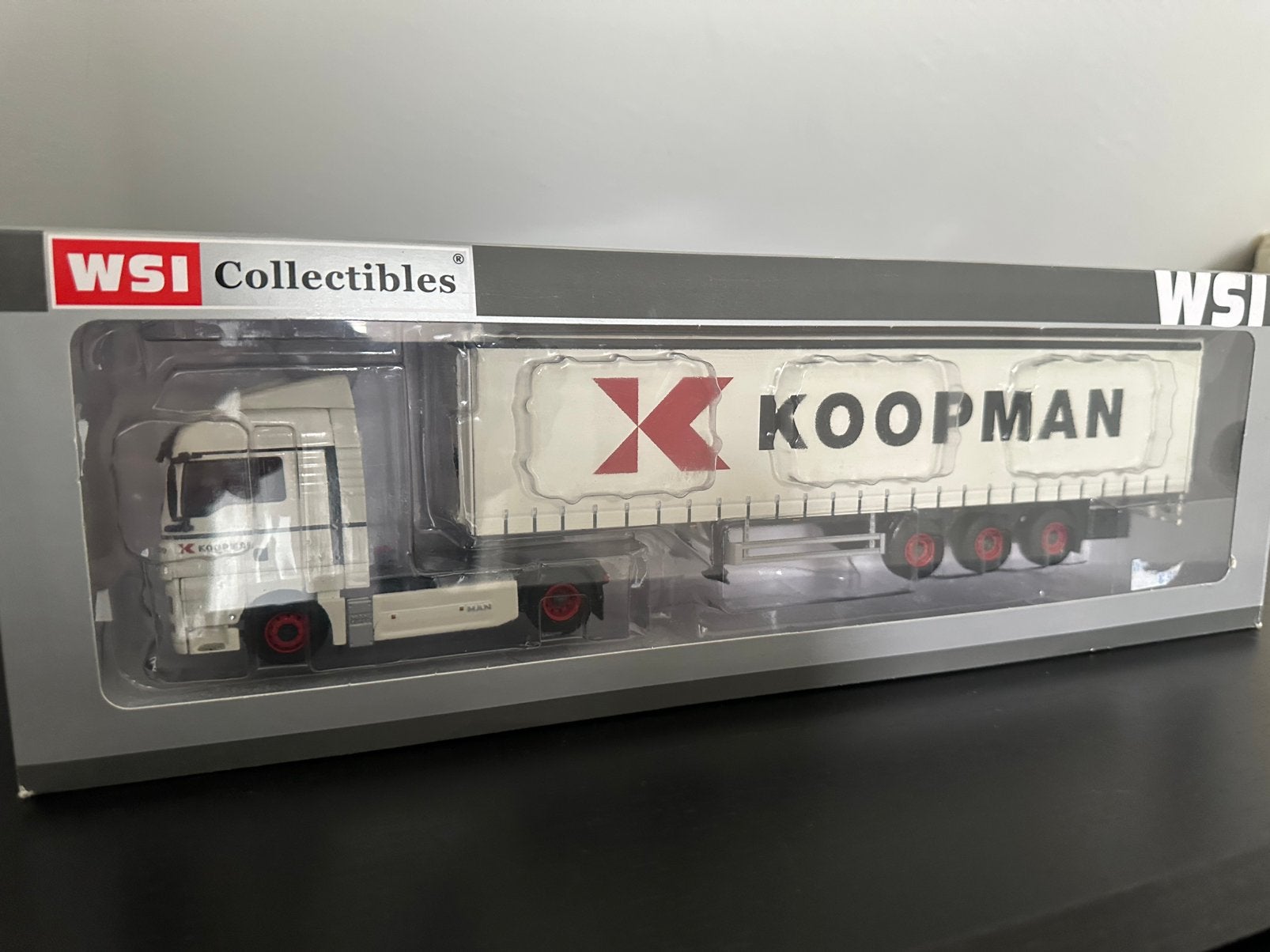 Wsi man koopman, Hobby en Vrije tijd, Modelauto's | 1:50, Ophalen of Verzenden, Zo goed als nieuw, Bus of Vrachtwagen, Wsi