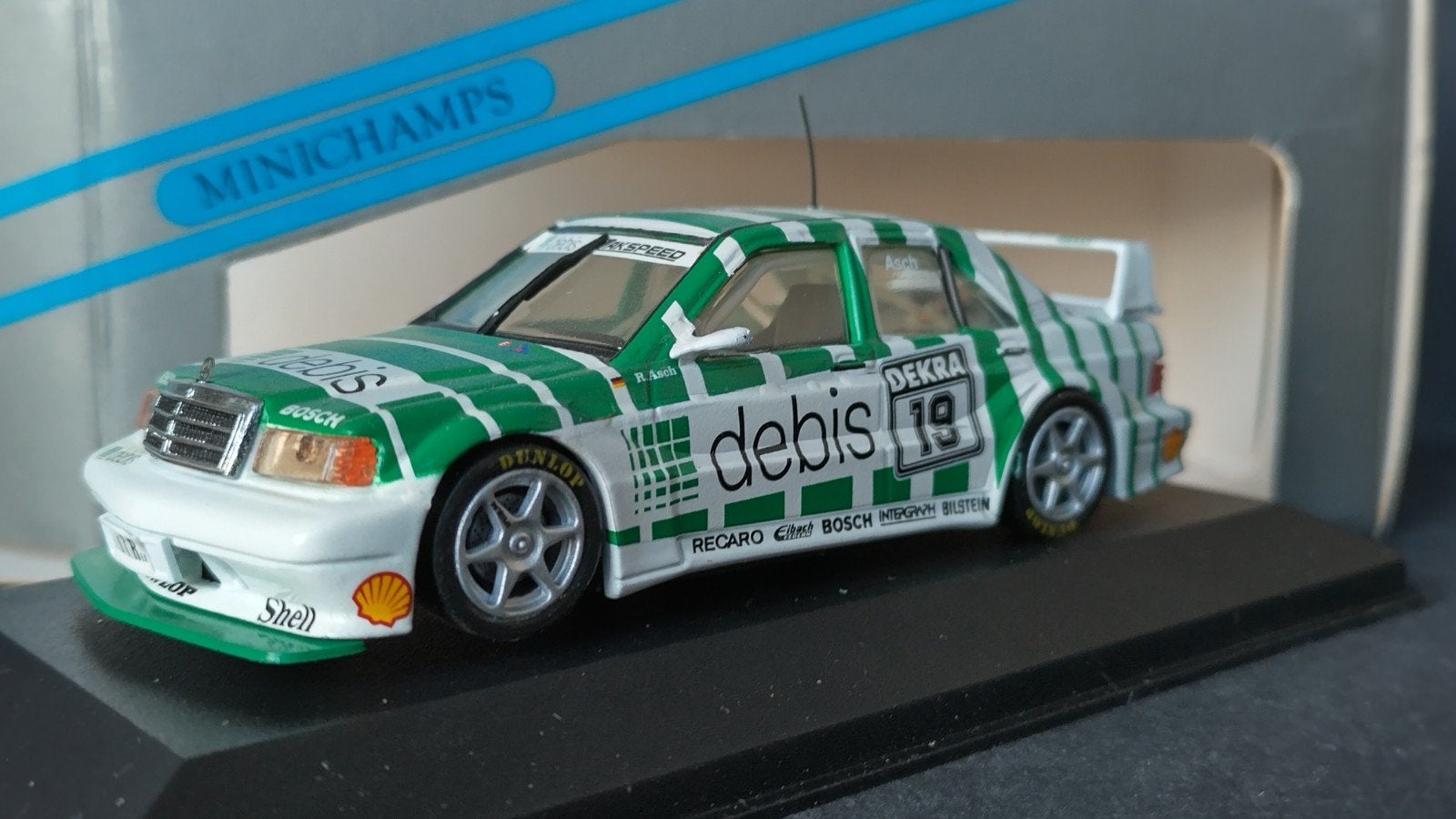 Mercedes Benz 190 Evo 2 Snobeck Asch 1:43 Minichamps Pol, Auto, Verzenden, ., Nieuw
