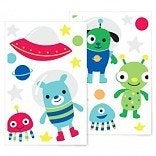 Muursticker Wandsticker Ruimtevrienden Forwalls, Kernreactorstraat 24a, 3903LG, Veenendaal, Nieuw, Ophalen of Verzenden, Kids Decoshop